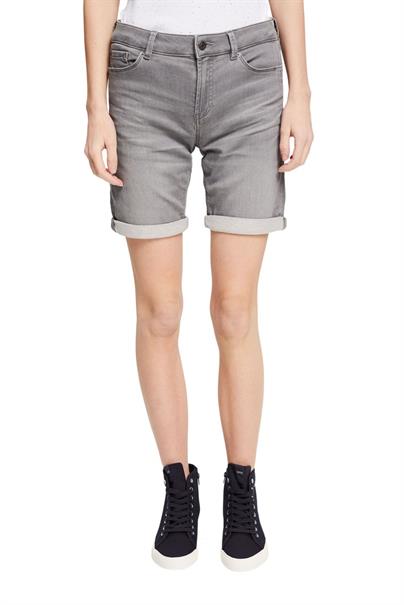 Jeans-Shorts aus Bio-Baumwoll-Mix grey medium washed