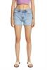 Jeans-Shorts im Used-Look, 100% Baumwolle blue light washed