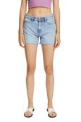 Jeans-Shorts im Used-Look, 100% Baumwolle blue light washed
