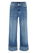 Jeans weites Bein mit Umschlag 28 Inch blue used denim