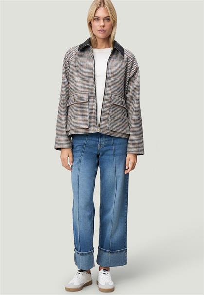 Jeans weites Bein mit Umschlag 28 Inch blue used denim