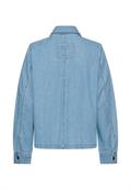 Jeansblazer mit Knopfleiste light blue used