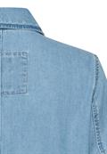 Jeansblazer mit Knopfleiste light blue used