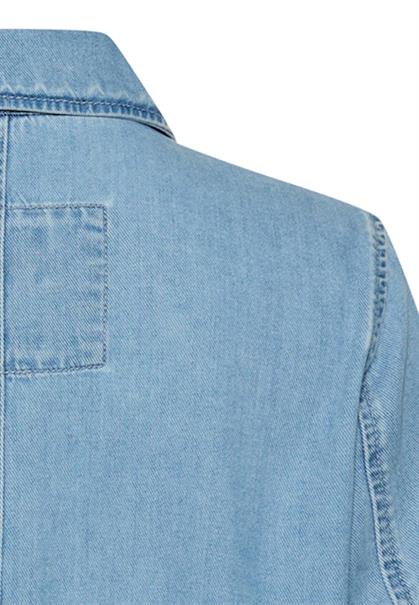 Jeansblazer mit Knopfleiste light blue used