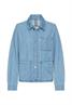 Jeansblazer mit Knopfleiste light blue used