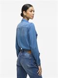 Jeansbluse medium blue denim