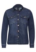 Jeanshemd mid blue used wash