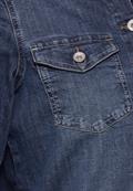 Jeanshemd mid blue used wash