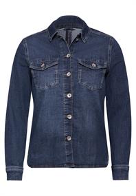 Jeanshemd mid blue used wash