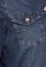 Jeanshemd mid blue used wash