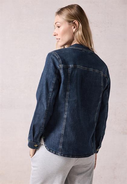 Jeanshemd mid blue used wash