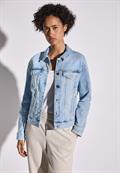Jeansjacke im Bleached-Look ultra bleached wash