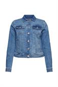 Jeansjacke im Used-Look blue light washed