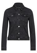 Jeansjacke im Washed-Look black washed