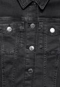 Jeansjacke im Washed-Look black washed