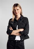 Jeansjacke im Washed-Look black washed