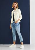 Jeansjacke in Ecru ecru washed