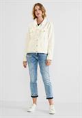 Jeansjacke in Ecru ecru washed