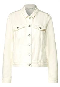 Jeansjacke in Ecru ecru washed