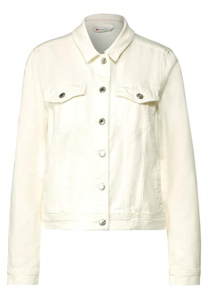 Jeansjacke in Ecru ecru washed