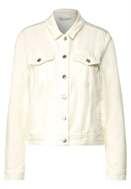 Jeansjacke in Ecru ecru washed
