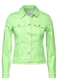 Jeansjacke in Farbe matcha lime