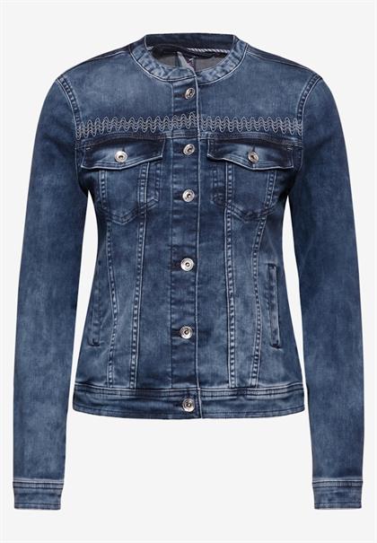 Jeansjacke mid blue wash