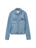 Jeansjacke mit Bio-Baumwolle light stone blue denim