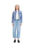 Jeansjacke mit Bio-Baumwolle light stone blue denim