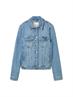 Jeansjacke mit Bio-Baumwolle light stone blue denim
