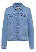 Jeansjacke mit Brusttaschen und Knöpfen light blue washed