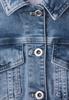 Jeansjacke mit Brusttaschen und Knöpfen medium blue wash