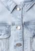 Jeansjacke mit Brusttaschen und Knöpfen ultra bleach wash