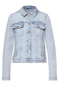 Jeansjacke mit Brusttaschen und Knöpfen ultra bleach wash