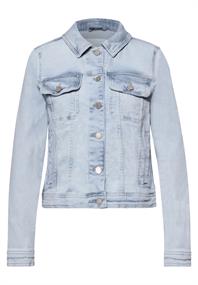 Jeansjacke mit Brusttaschen und Knöpfen ultra bleach wash