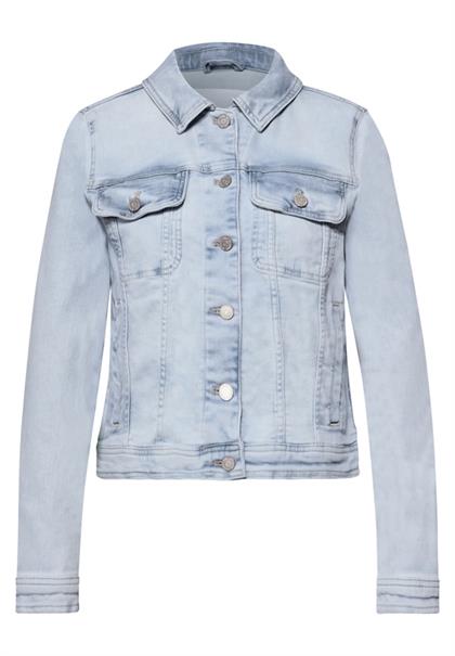 Jeansjacke mit Brusttaschen und Knöpfen ultra bleach wash