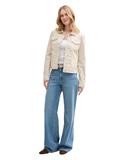 Jeansjacke mit Eingriffstaschen sand stone beige