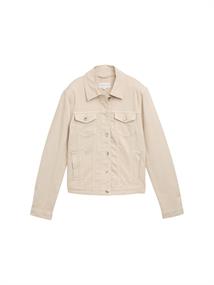 Jeansjacke mit Eingriffstaschen sand stone beige
