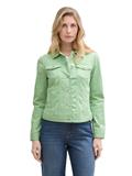 Jeansjacke mit Eingriffstaschen true green