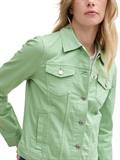 Jeansjacke mit Eingriffstaschen true green