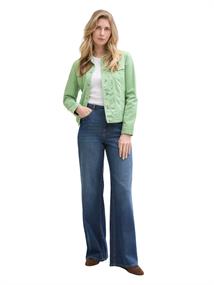 Jeansjacke mit Eingriffstaschen true green