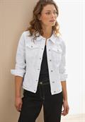 Jeansjacke mit Taschen white