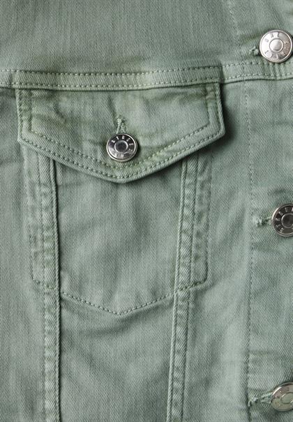 Jeansjacke olive washed