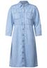 Jeanskleid mit Knopfleiste light blue washed