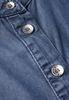 Jeanskleid mit Rüschen mid blue soft washed