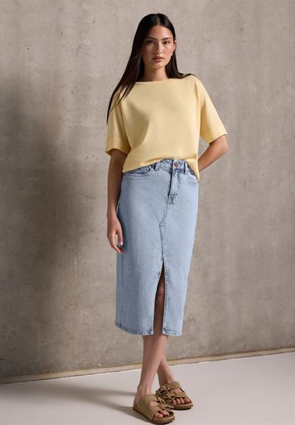 Jeansrock im Bleached-Look ultrableached wash