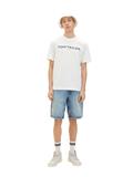 Jeansshorts destroyed light stone blue den