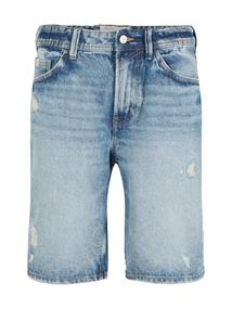 Jeansshorts destroyed light stone blue den