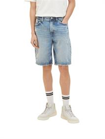 Jeansshorts destroyed light stone blue den