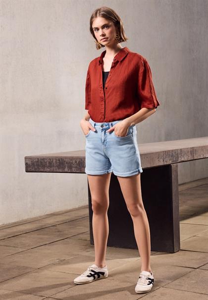 Jeansshorts im Casual Fit ultra bleach random